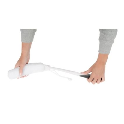 Vitility - Esponja de banho com cabo, branca