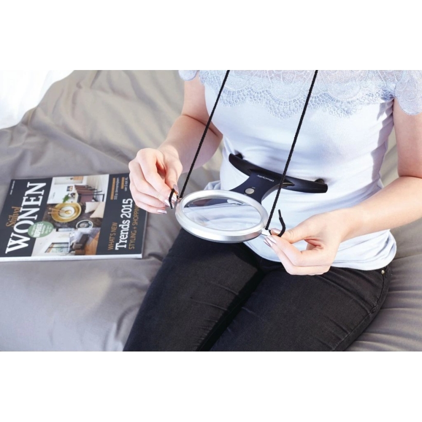 Vitility - Lupa de leitura com iluminação