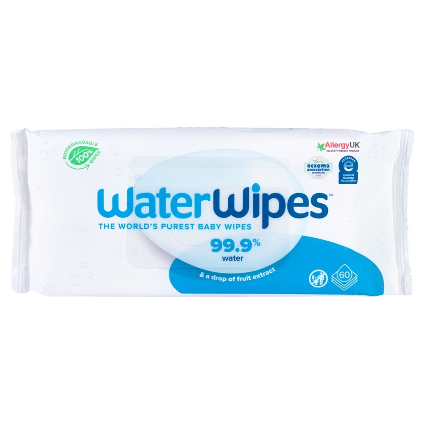 WaterWipes - CONJUNTO 9x Toalhetes húmidos sem plástico 60 pçs (540 pcs)