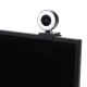 Webcam 2K com iluminação LED regulável