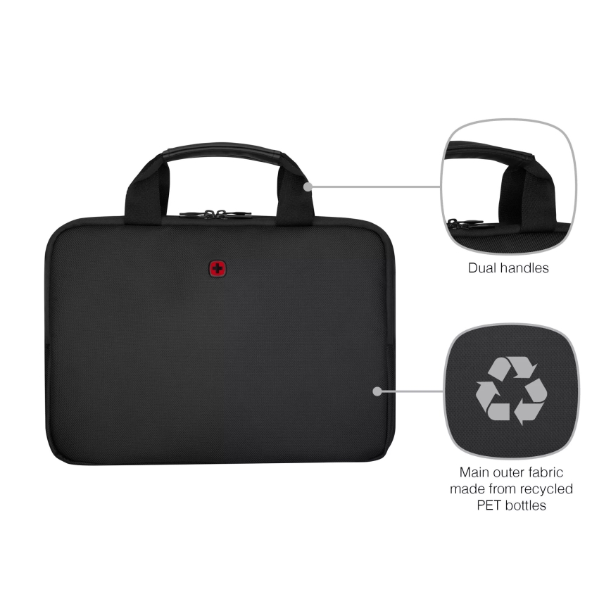 Wenger - Bolsa para computador portátil 6 l 14 Guyde preto