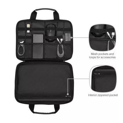 Wenger - Bolsa para computador portátil 6 l 14 Guyde preto