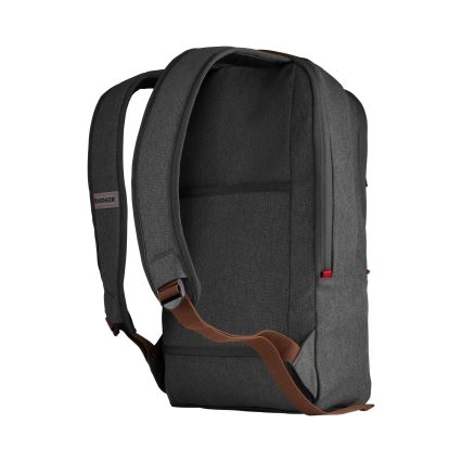 Wenger - Mochila para portátil 15 l 16 com bolso para tablet 12 + bolsa crossbody City Upgrade 2 em 1 cinza