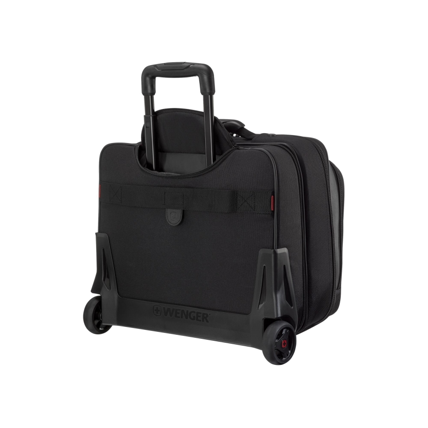 Wenger - Mala de viagem com rodas 23 l 17“ + saco para portátil 15,4” Potomac preto