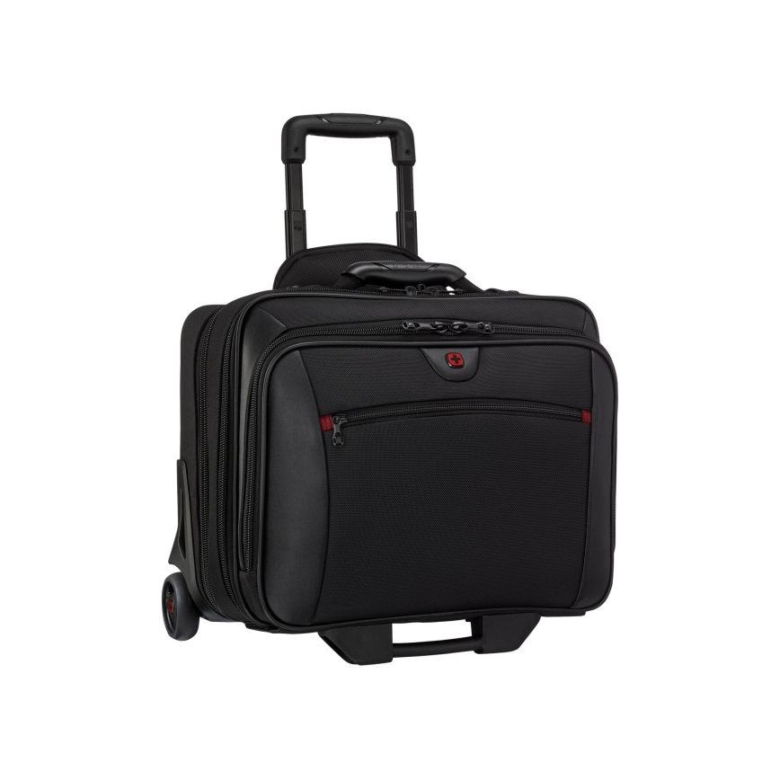Wenger - Mala de viagem com rodas 23 l 17“ + saco para portátil 15,4” Potomac preto