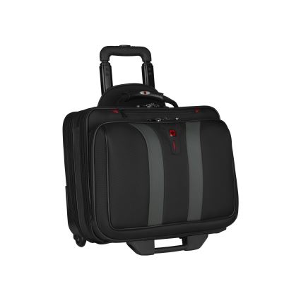 Wenger - Mala de viagem com rodas 29 l + mala para portátil 15,6 Granada preto