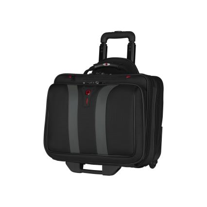 Wenger - Mala de viagem com rodas 29 l + mala para portátil 15,6 Granada preto