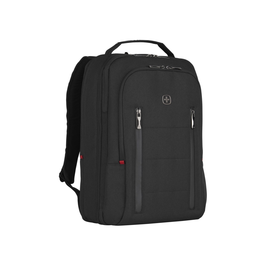 Wenger - Mochila para computador portátil 16 l 16 com bolsa para tablet 12 Cidade Traveler preto