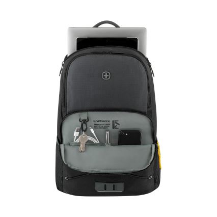 Wenger - Mochila para portátil 22 l 15,6 con bolsillo para tablet de 10 Trayl negra