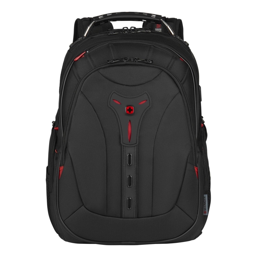 Wenger - Mochila para portátil 25 l 16 com bolso para tablet 10 Pegasus Deluxe preta