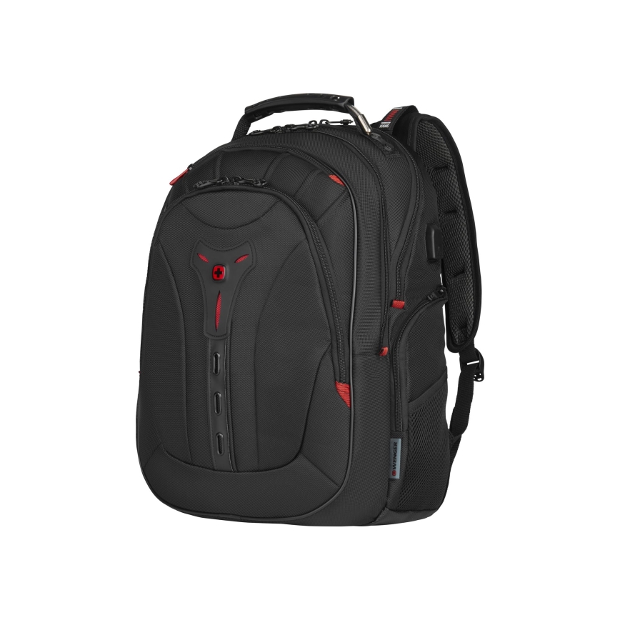 Wenger - Mochila para portátil 25 l 16 com bolso para tablet 10 Pegasus Deluxe preta