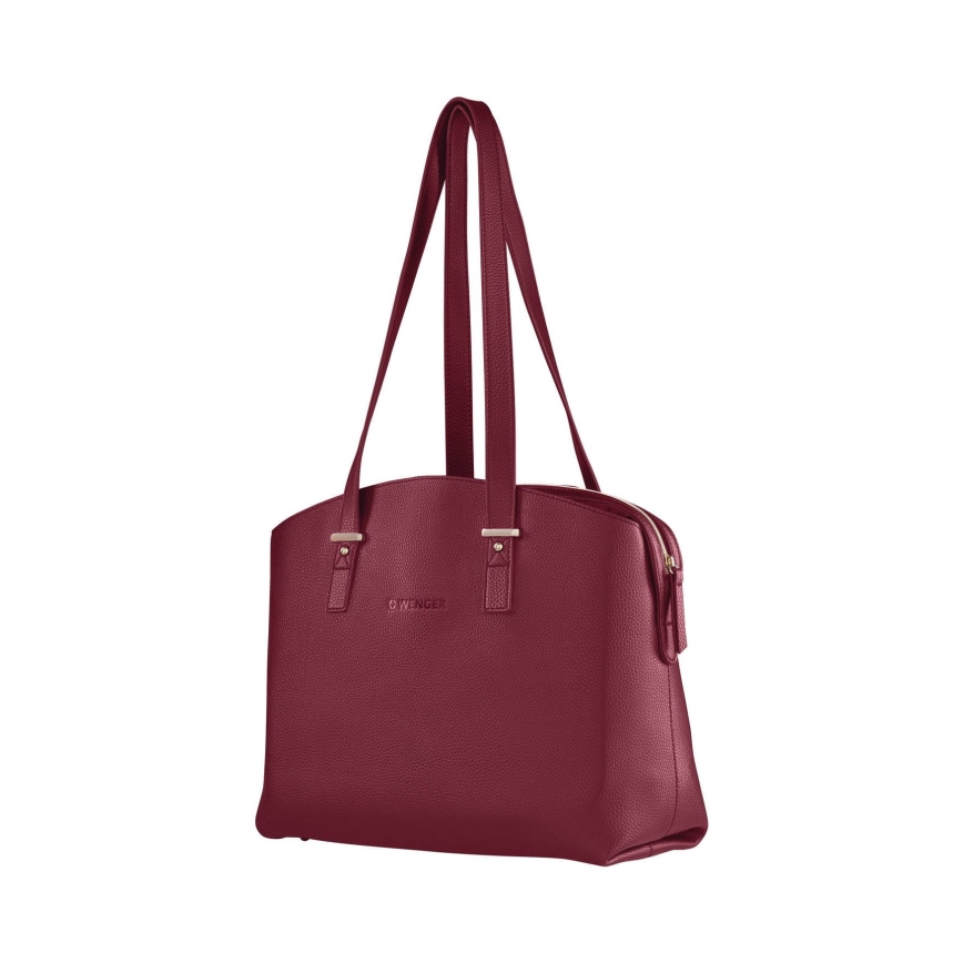 Wenger - Saco feminino com bolsa para portátil 14 l 14 RosaElli borgonha