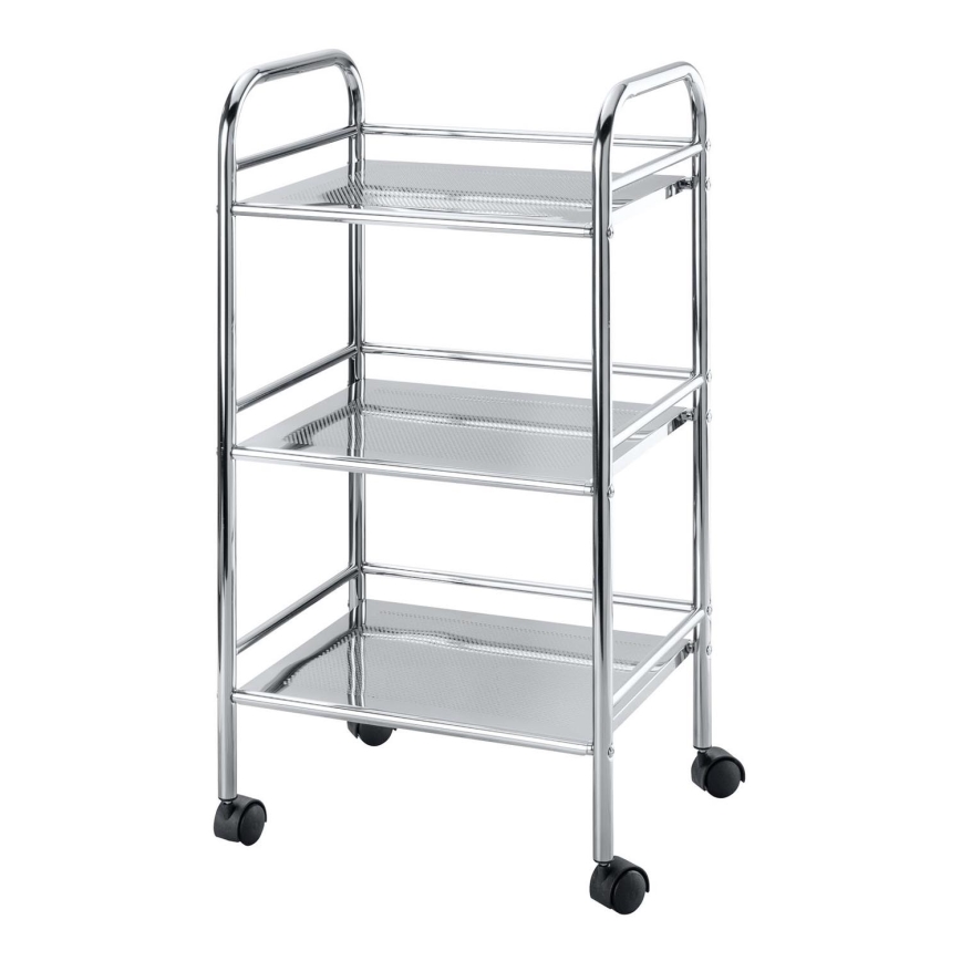WENKO 12285100 - Carrinho EXCLUSIVE 41x75 cm cromado brilhante