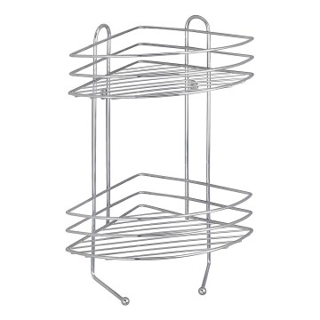 WENKO 15498100 - Prateleira de canto EXCLUSIVE 23x30,5 cm cromo brilhante