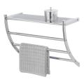 WENKO 15578100 - Toalheiro de pé PESCARA 56x46 cm cromado brilhante