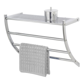 WENKO 15578100 - Toalheiro de pé PESCARA 56x46 cm cromado brilhante