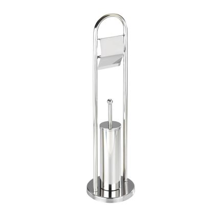 WENKO 16993100 - Conjunto para WC VASTO 22x81 cm inox/prateado