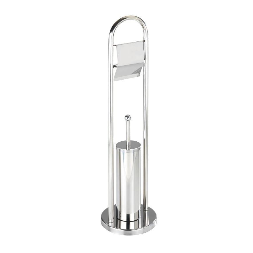 WENKO 16993100 - Conjunto para WC VASTO 22x81 cm inox/prateado