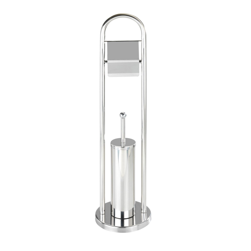 WENKO 16993100 - Conjunto para WC VASTO 22x81 cm inox/prateado