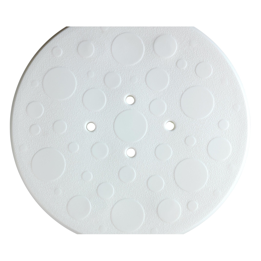 WENKO 1792921100-Banqueta SECURA 45,5x45,5 cm branco/prateado/cinza