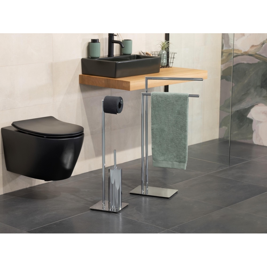 WENKO 18563100 - Suporte para toalhas RECCO 48x80,5 cm cromado brilhante