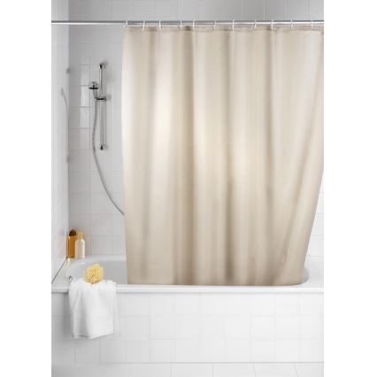 WENKO 20045100 - Cortina de duche 180x200 cm bege