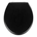 WENKO 20077100-WC assento para sanita PRIMA 37x41 cm preto/prateado