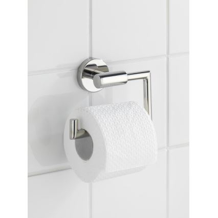 WENKO 20216100 - Suporte para papel higiénico BOSIO SHINE 15x10,5 cm aço inoxidável/prateado