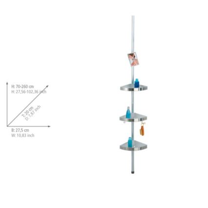 WENKO 20349100-Peça de canto PREMIUM 27,5x260 cm satinado