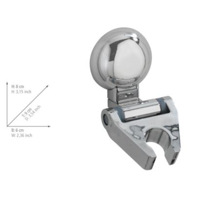 WENKO 20619100- Suporte para duche FIORINA 6x9 cm cromado brilhante