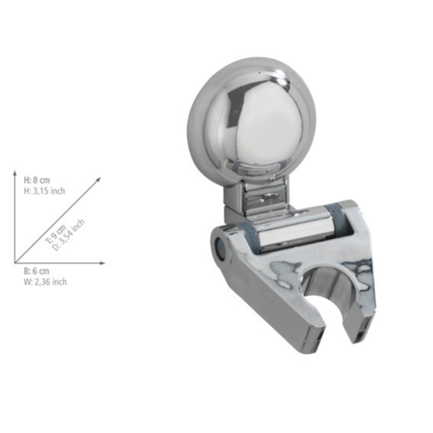 WENKO 20619100- Suporte para duche FIORINA 6x9 cm cromado brilhante