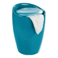 WENKO 20625100 - Banqueta CANDY 36x50,5 cm turquesa/preto