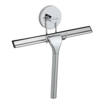 WENKO 20877100 - Rodo VACUUM-LOC redondo em aço inox 24,5x25 cm, cromado brilhante/prateado