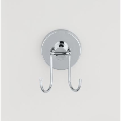 WENKO 20877100 - Rodo VACUUM-LOC redondo em aço inox 24,5x25 cm, cromado brilhante/prateado