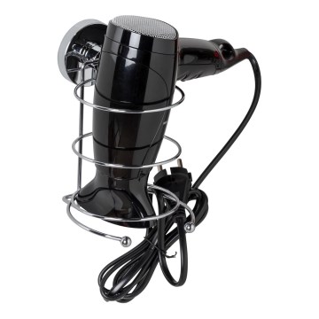 WENKO 20896100 - Suporte para secador VACUUM-LOC MILAZZO 12x17 cm cromado brilhante