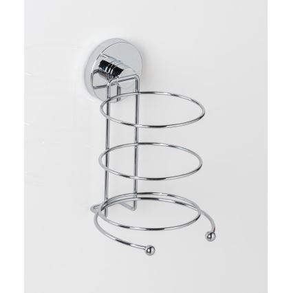 WENKO 20896100 - Suporte para secador VACUUM-LOC MILAZZO 12x17 cm cromado brilhante