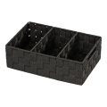 WENKO 20978100 - Organizador ADRIA 32x21 cm preto