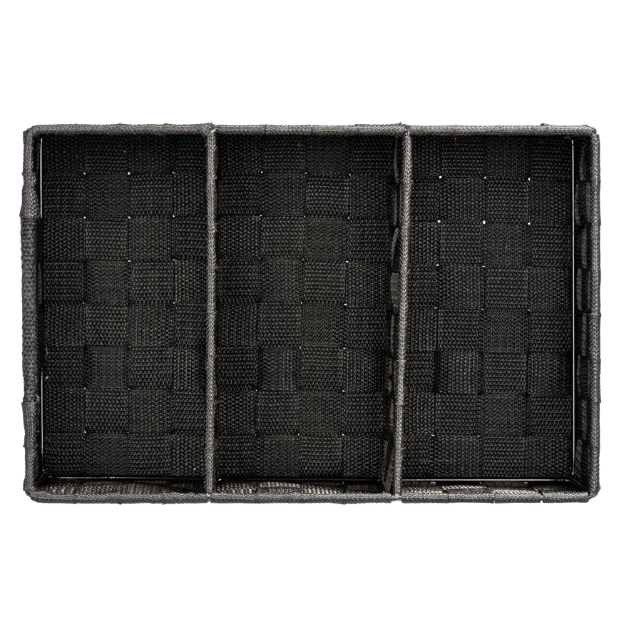 WENKO 20978100 - Organizador ADRIA 32x21 cm preto