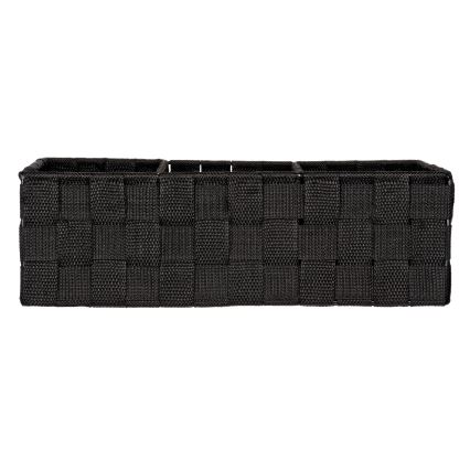 WENKO 20978100 - Organizador ADRIA 32x21 cm preto