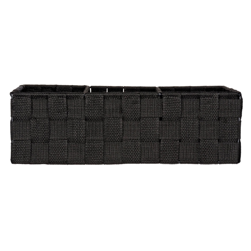 WENKO 20978100 - Organizador ADRIA 32x21 cm preto