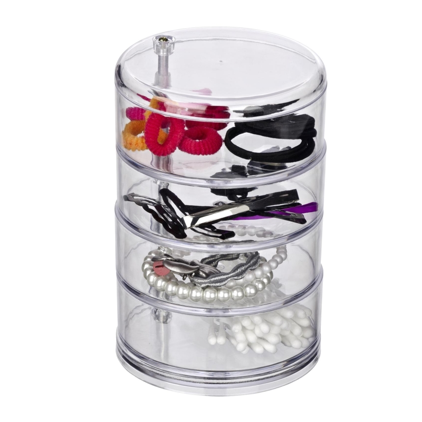 WENKO 20990100 - Organizador TOWER 11,5x17,5 cm transparente