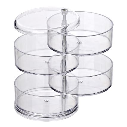 WENKO 20990100 - Organizador TOWER 11,5x17,5 cm transparente