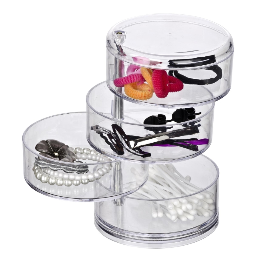 WENKO 20990100 - Organizador TOWER 11,5x17,5 cm transparente