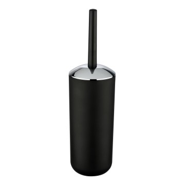 WENKO 21210100 - Escova de WC BRASIL 10x37 cm preta/cromado brilhante