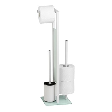 WENKO 21565100 - Escova de sanita RIVALTA 18x70 cm branco/preto