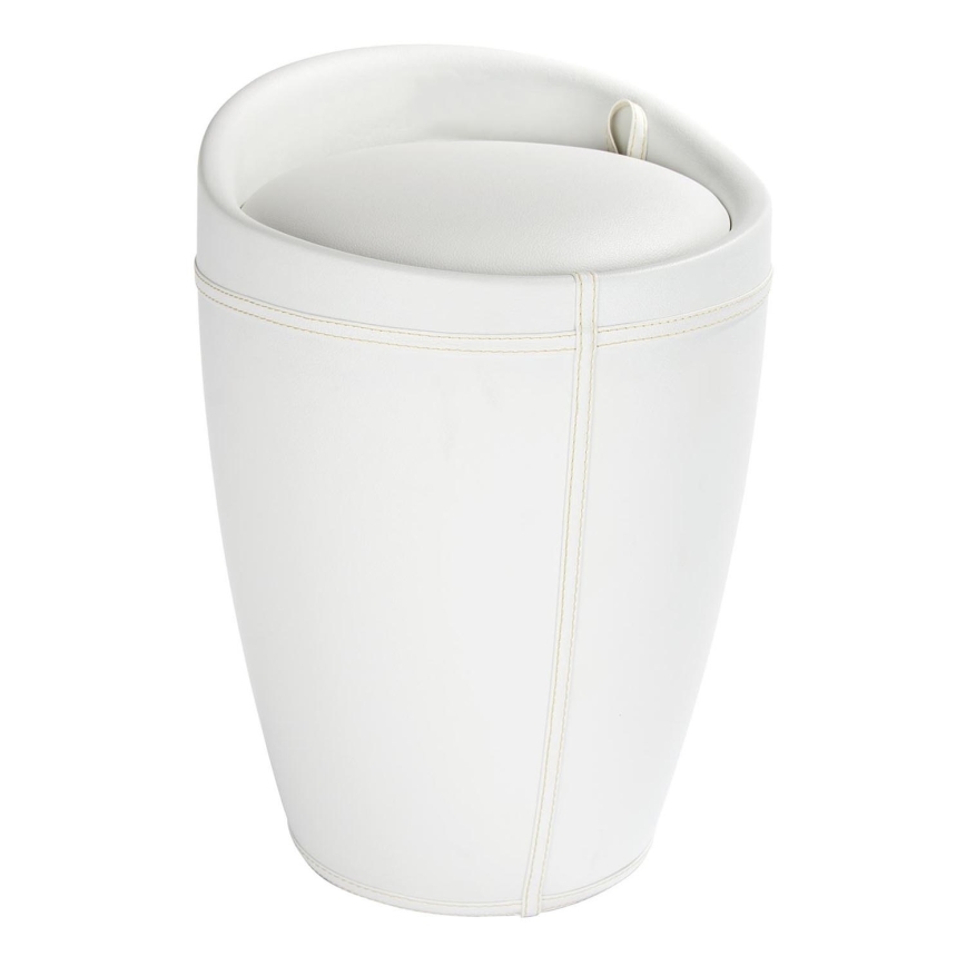 WENKO 21773100 - Banqueta CANDY 36x50,5 cm branco/preto