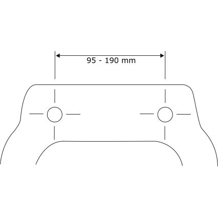 WENKO 21903100-WC Assento para WC SAMOS 44,5x37,5 cm branco/prateado