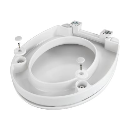 WENKO 21905100-Assento de sanita SECURA 37x44 cm branco/cinzento