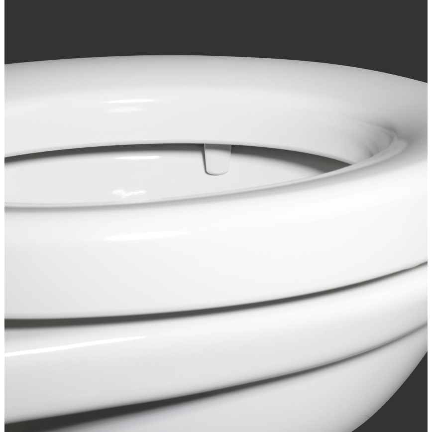 WENKO 21905100-Assento de sanita SECURA 37x44 cm branco/cinzento