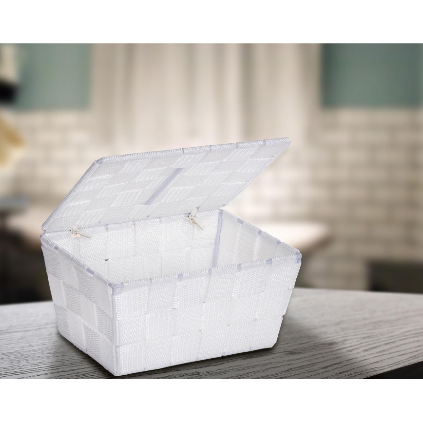 WENKO 22077100 - Cesto ADRIA 19x14 cm branco